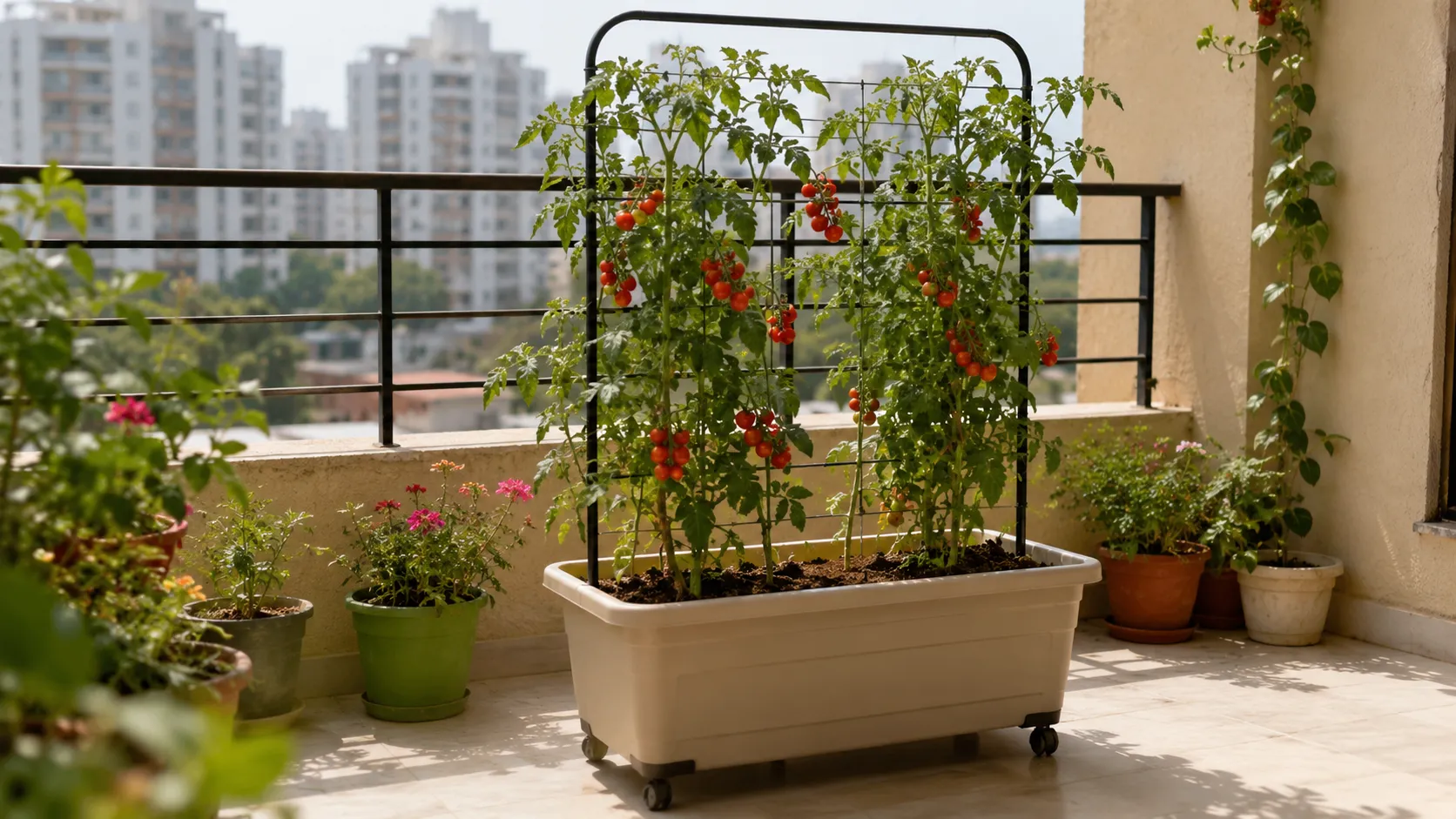 Portable Container Trellis